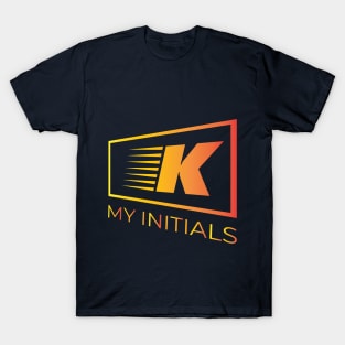 Letter K Letter Art T-Shirt